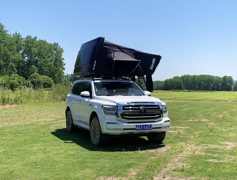 ABS Hard Shell Hydraulic Quick-Opening Roof Tent For SUV