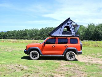 Aluminum Alloy Automatic Triangle Roof Tent