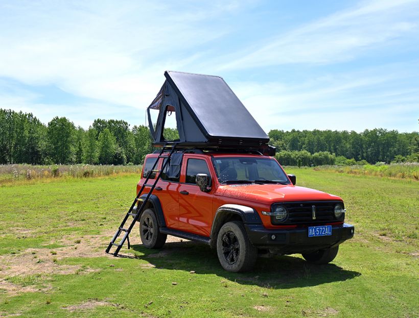 Aluminum Alloy Automatic Triangle Roof Tent